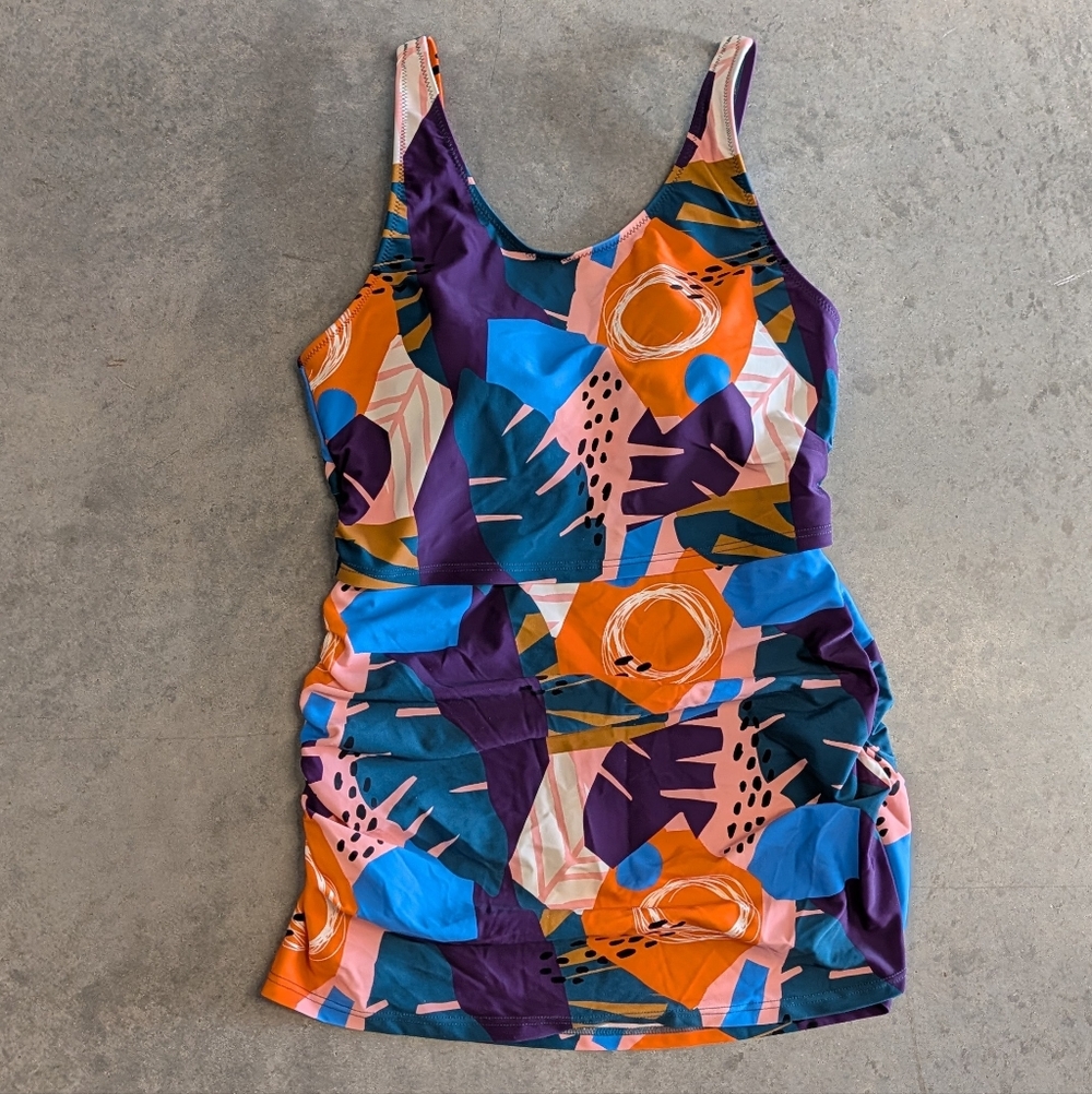 LATCHED MAMA tankini + skirt bottoms S - Picture 5 of 16